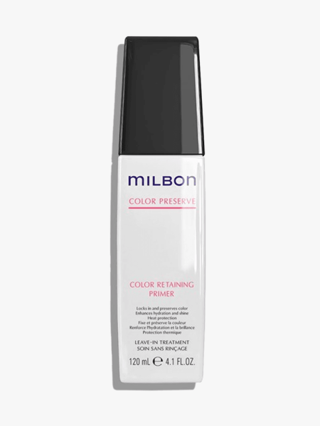 Milbon Color Retaining Primer in branded component on a light gray background